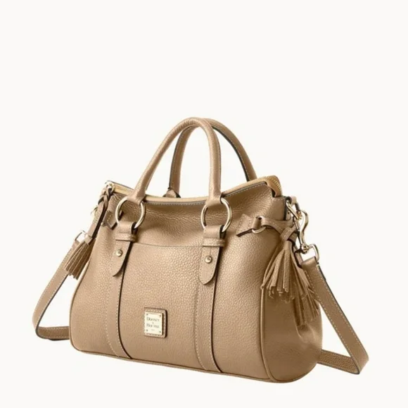 Dooney & Bourke Sorrento Leather Satchel. - Picture 2 of 5